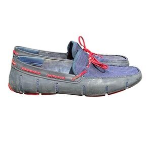 Swims Braided Lace Loafer Navy and Red Men's Loafers men’s size 12